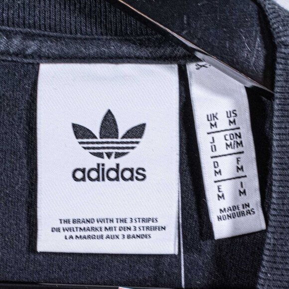 Adidas Trefoil Logo T-Shirt Medium Y2K Streetwear Blokecore Skate Sports - Picture 5 of 7